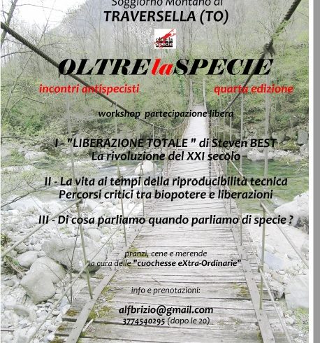 Incontri Antispecisti – Quarta edizione Incontri Antispecisti – Quarta edizione