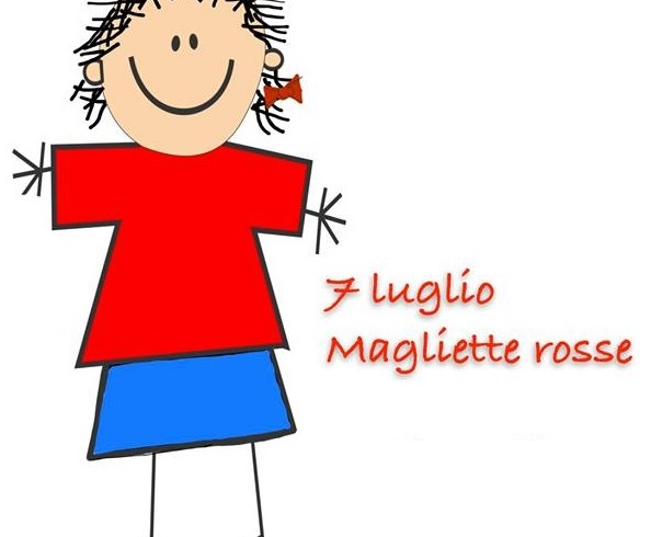 Il 7 luglio indossa una MAGLIETTA ROSSA per l’umanità Il 7 luglio indossa una MAGLIETTA ROSSA per l’umanità