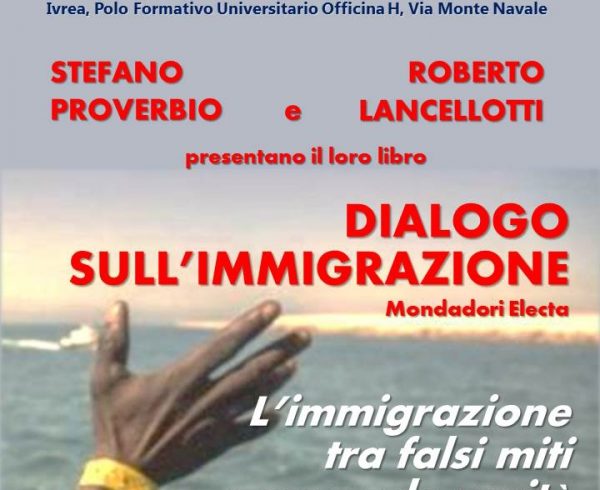 Forum Democratico del Canavese: presentazione del libro “Dialogo sull’immigrazione” Forum Democratico del Canavese: presentazione del libro “Dialogo sull’immigrazione”