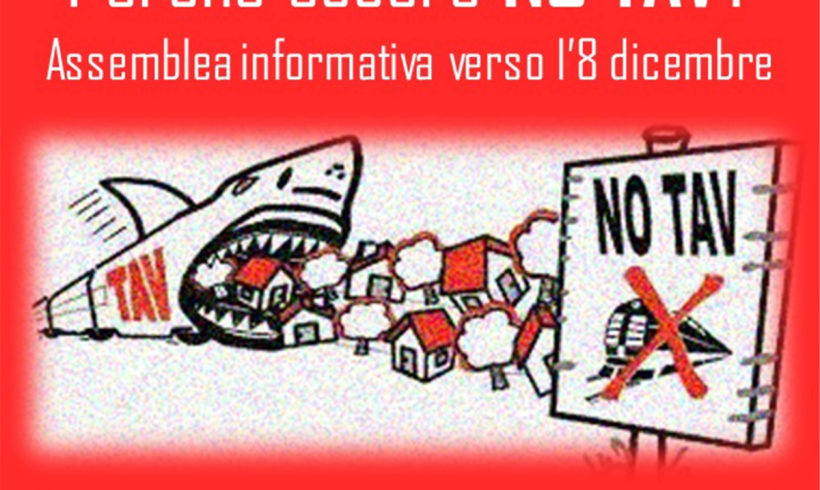 Assemblea NO TAV informativa a Ivrea il 2 dicembre Assemblea NO TAV informativa a Ivrea il 2 dicembre