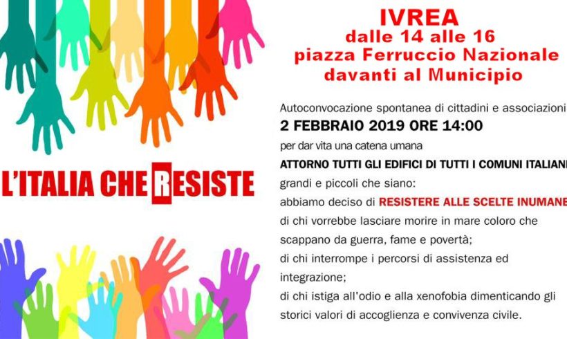 L’Ivrea che resiste sabato 2 febbraio in piazza L’Ivrea che resiste sabato 2 febbraio in piazza