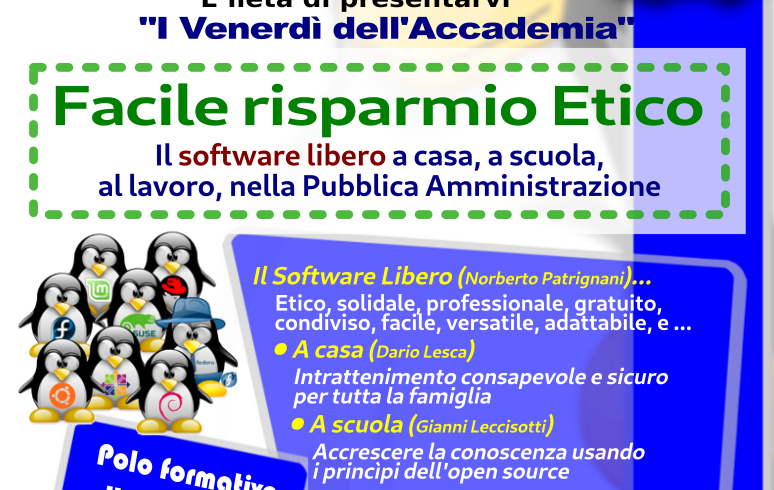 Facile Risparmio Etico. I venerdì dell’Accademia Facile Risparmio Etico. I venerdì dell’Accademia