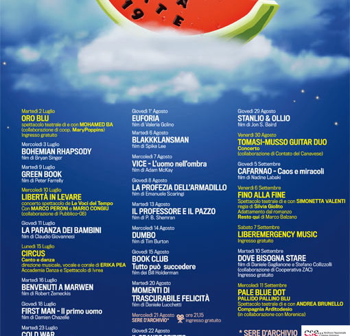 Parte il 2 luglio Ivreaestate Parte il 2 luglio Ivreaestate