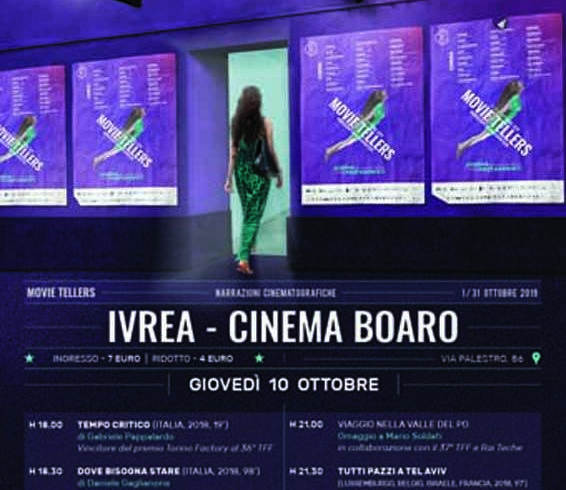 Movie Tellers il 10 ottobre al Boaro di Ivrea Movie Tellers il 10 ottobre al Boaro di Ivrea