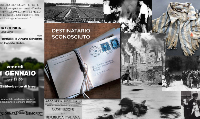 Destinatario sconosciuto sul palco dello Zac Destinatario sconosciuto sul palco dello Zac