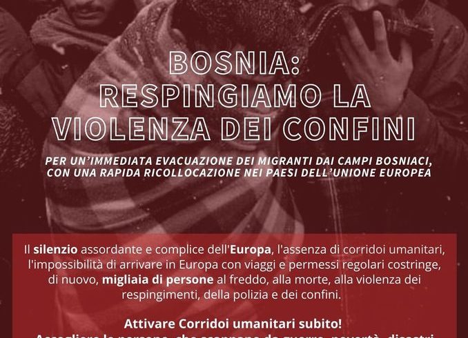 Sit in per la Bosnia. Sabato 16 gennaio a Torino Sit in per la Bosnia. Sabato 16 gennaio a Torino