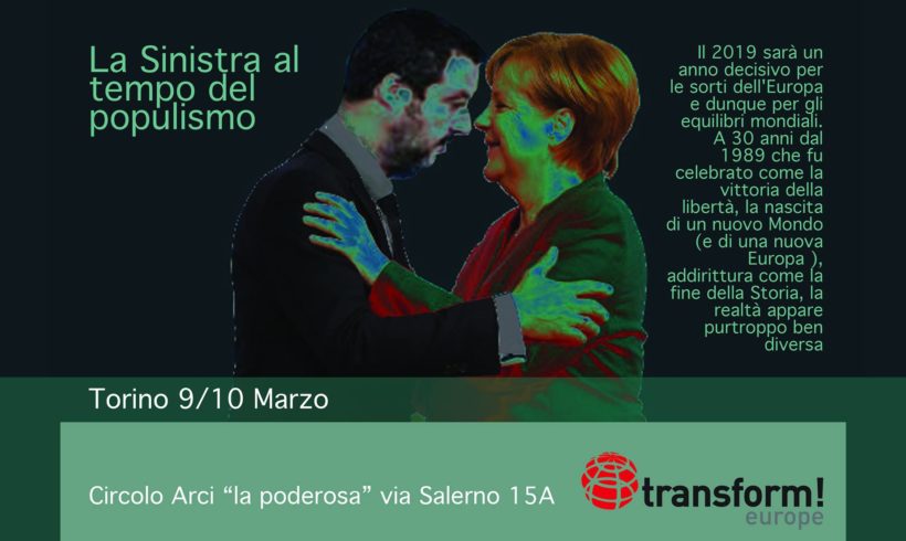 Convegno europeo “La Sinistra al tempo del populismo” Convegno europeo “La Sinistra al tempo del populismo”