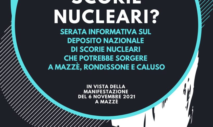 Scorie nucleari? Scorie nucleari?