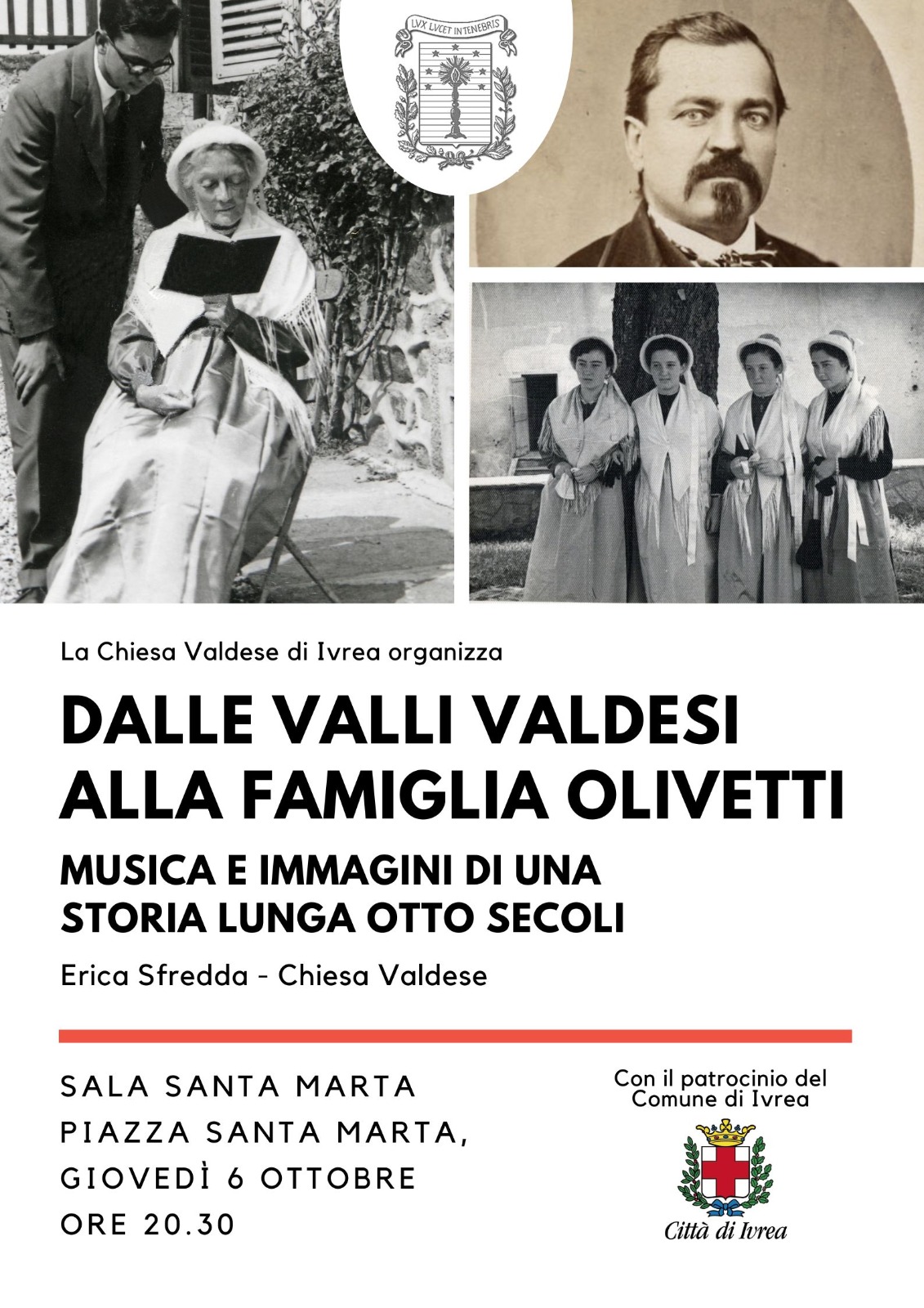 Dalle Valli Valdesi alla famiglia Olivetti @ Sala Santa Marta