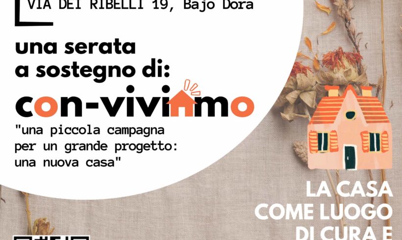 “Con-viviamo”: giovedì 15 dicembre una serata a sostegno del progetto di Fondazione Comunità “Con-viviamo”: giovedì 15 dicembre una serata a sostegno del progetto di Fondazione Comunità