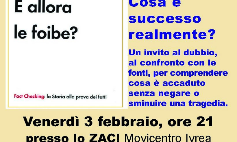 Incontro con lo storico Eric Gobetti allo ZAC! venerdì 3 febbraio Incontro con lo storico Eric Gobetti allo ZAC! venerdì 3 febbraio