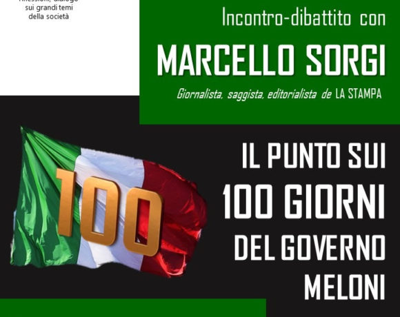 “I 100 giorni del governo Meloni” – Marcello Sorgi al Forum Democratico del Canavese