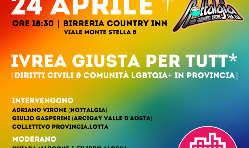 Un’Ivrea più giusta, per tutt* Un’Ivrea più giusta, per tutt*
