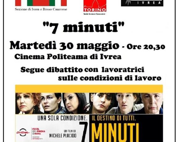Il film “7 minuti! al cinema Politeama