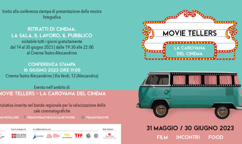 Torna Movie Tellers – La carovana del cinema. A Ivrea il 14 giugno al cinema Boaro Torna Movie Tellers – La carovana del cinema. A Ivrea il 14 giugno al cinema Boaro