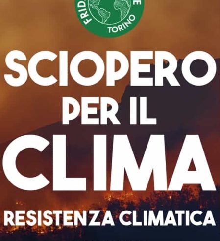 Sciopero per il clima venerdì 6 a Torino Sciopero per il clima venerdì 6 a Torino